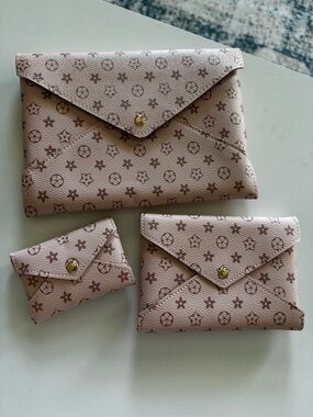 3-Piece Envelope Clutch Set – Versatile Organizer
